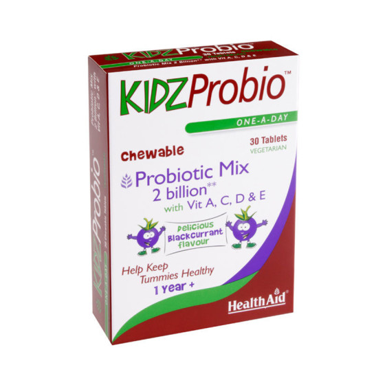 Health Aid Kidz Probio Chewable Παιδικά Προβιοτικά Μασώμενα 30Tabs